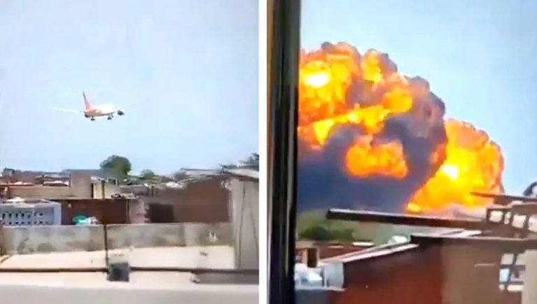 [video]-aviao-com-242-passageiros-cai-durante-decolagem-na-india