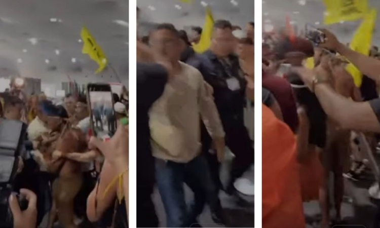 Manifestantes indígenas entram em confronto com seguranças durante a COP30 em Belém manifestantes-indigenas-entram-em-confronto-com-segurancas-durante-a-cop30-em-belem