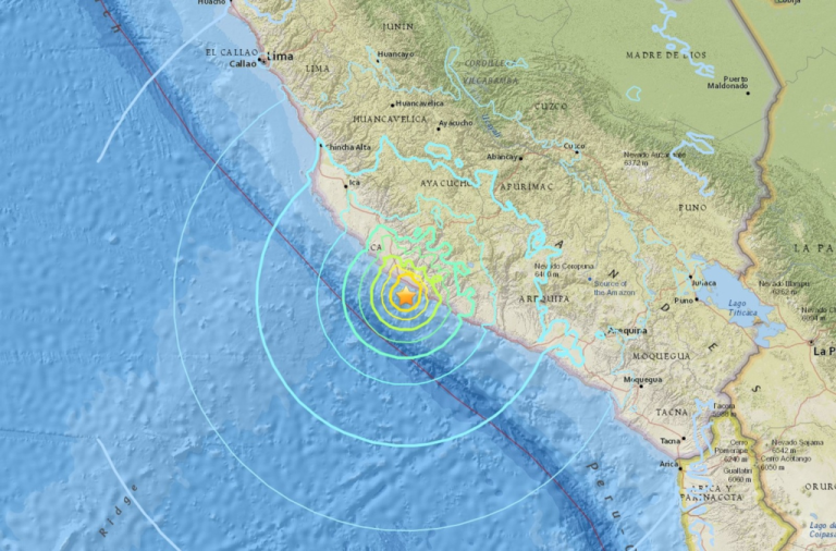 Terremoto de magnitude 6,1 atinge a costa sul do Peru terremoto-de-magnitude-6,1-atinge-a-costa-sul-do-peru