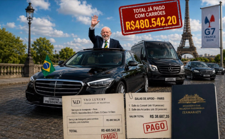 Governo já reservou e pagou carrões para Lula em Paris: R$480 mil governo-ja-reservou-e-pagou-carroes-para-lula-em-paris:-r$480-mil